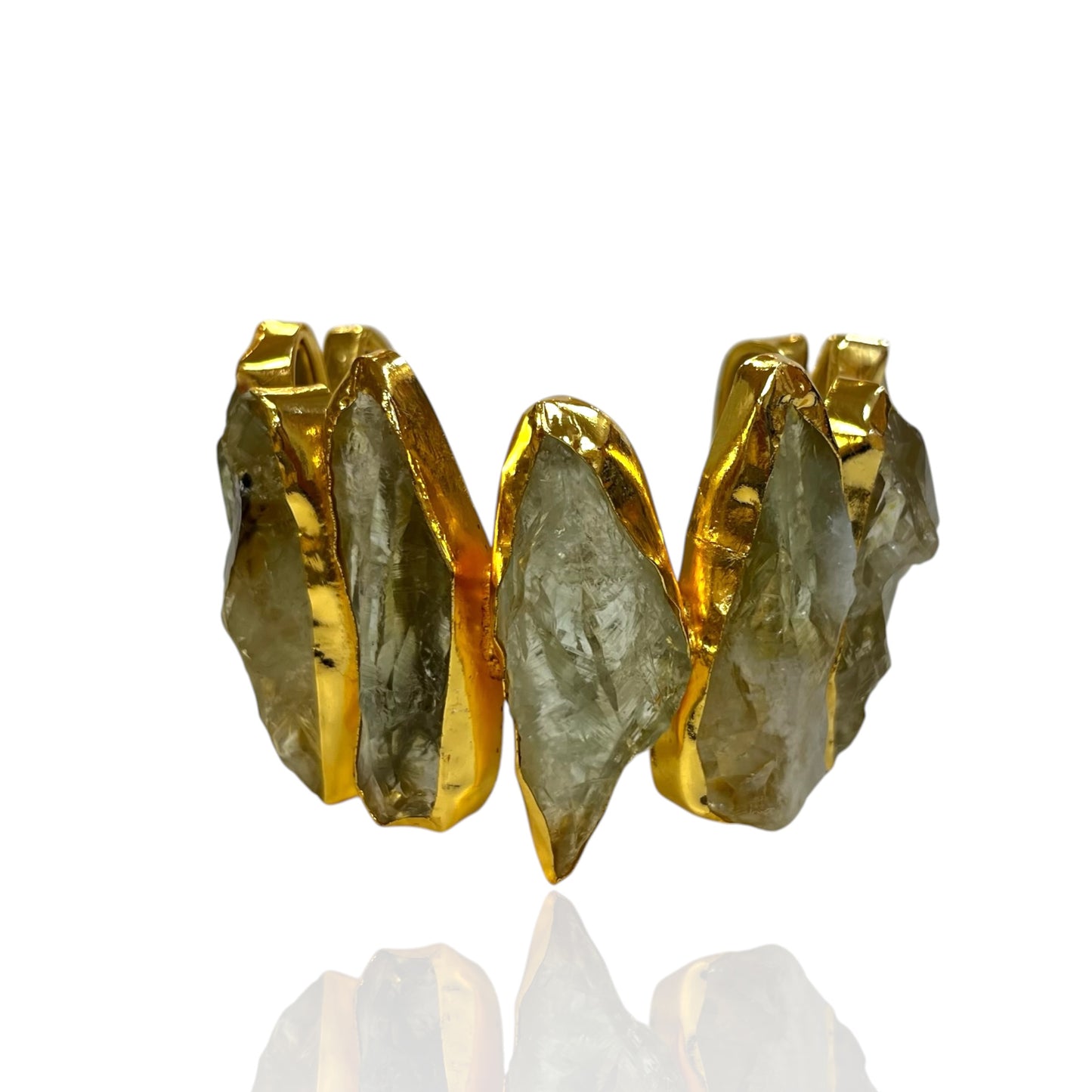 Green Amethyst Cuff