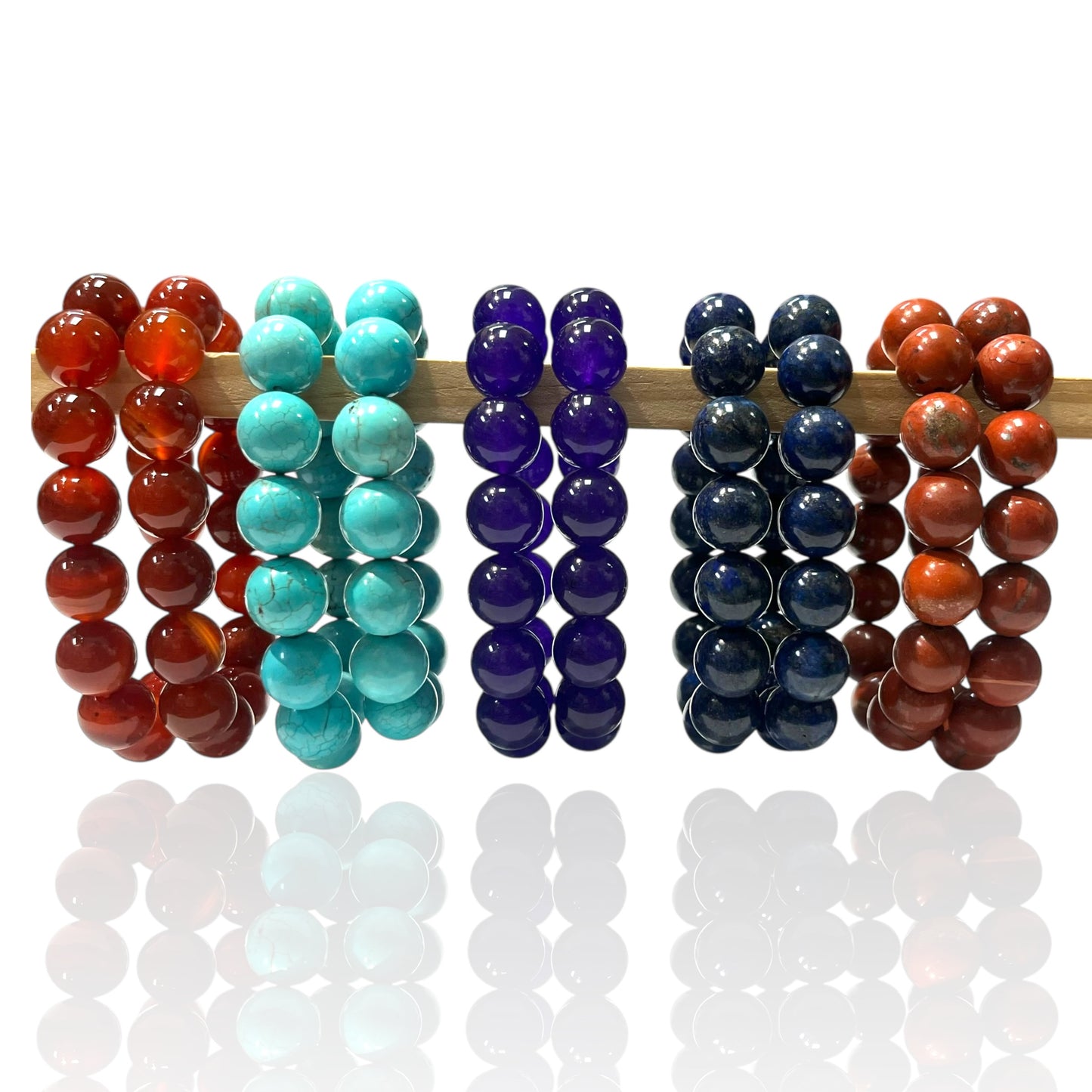 14mm Natural Stone bead bracelets