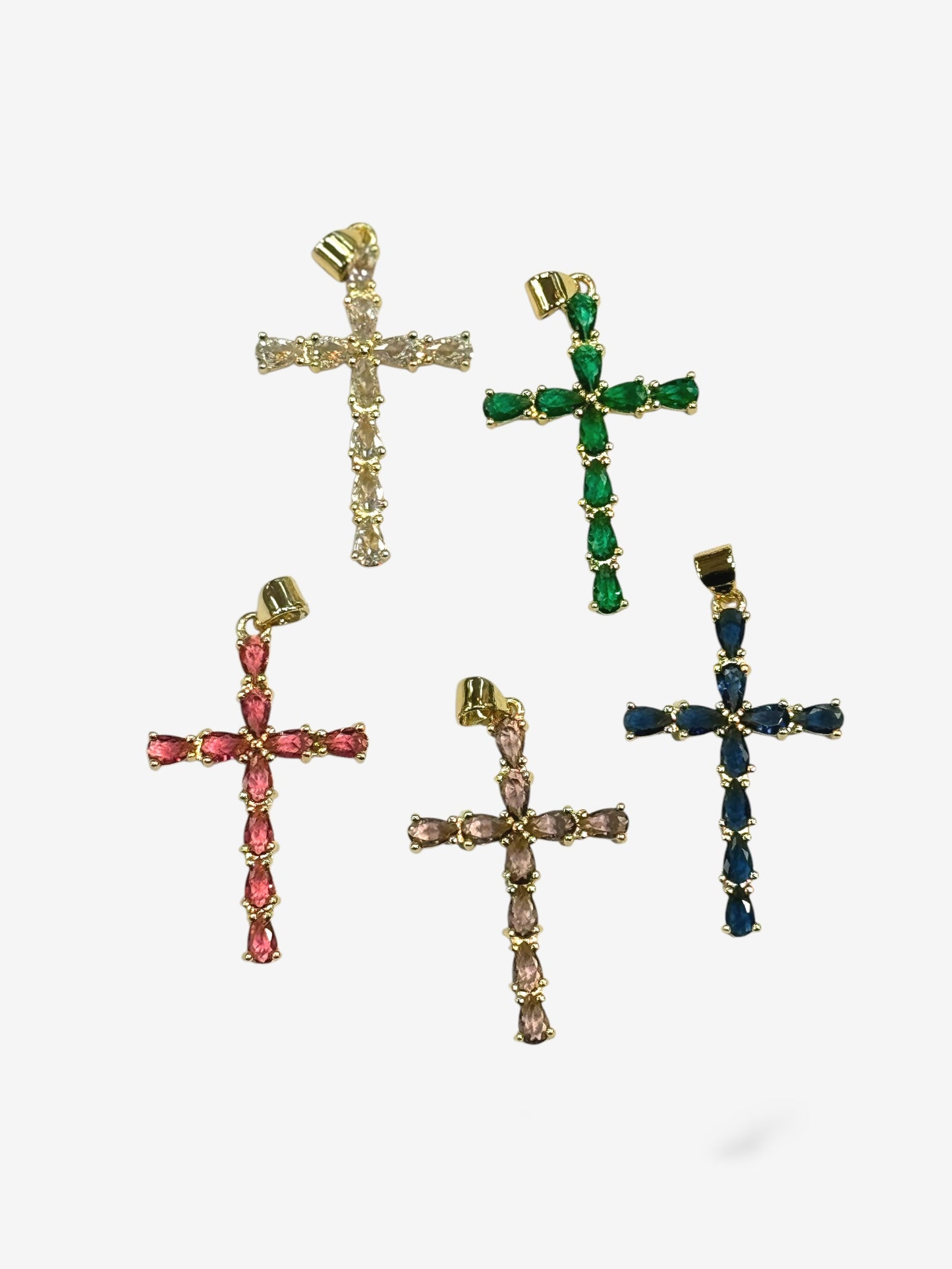 Hydroquartz Cross Charm