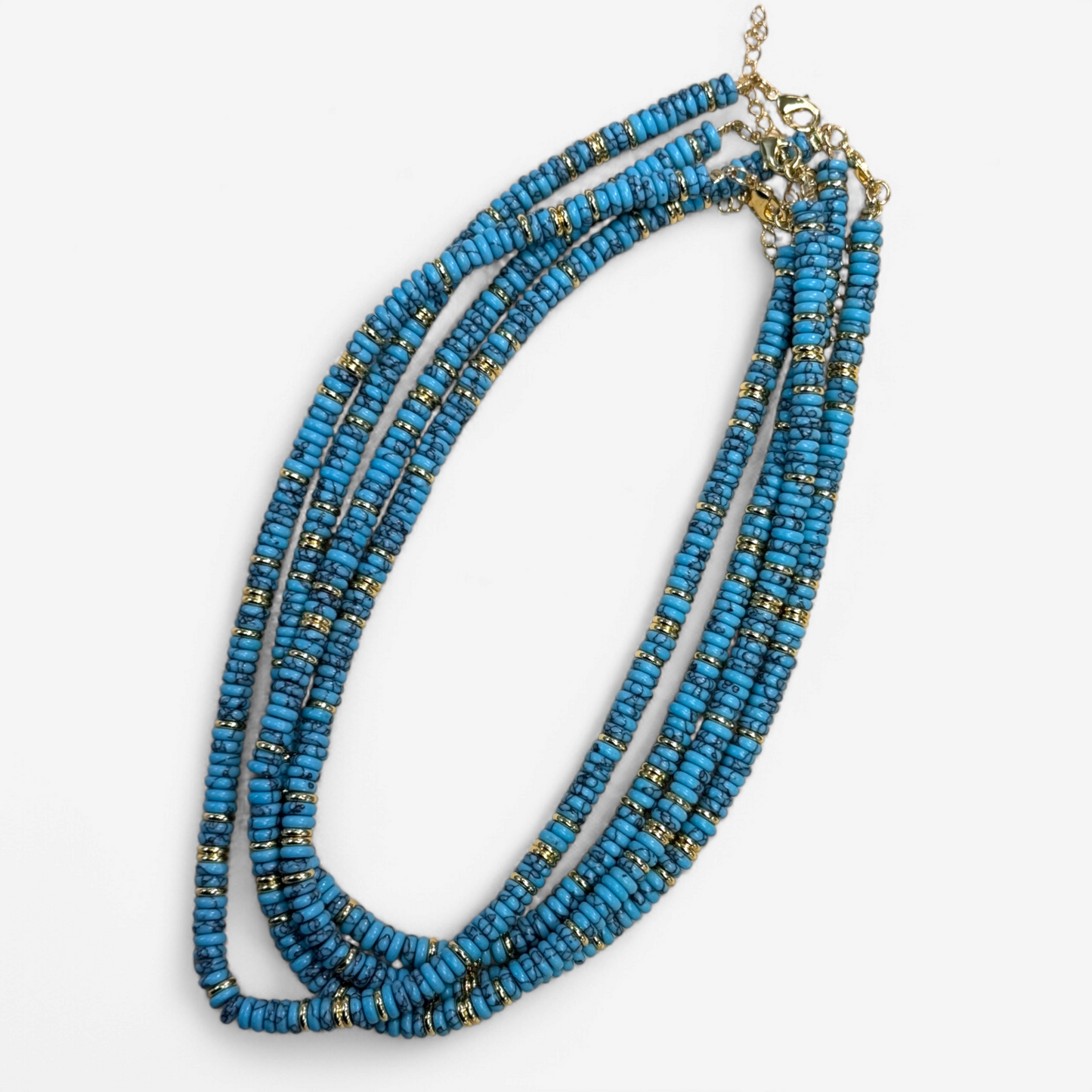 Ethereal Bead Necklaces Blue beads