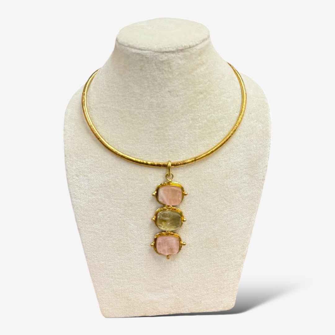 Donna Raw Stone Pendant