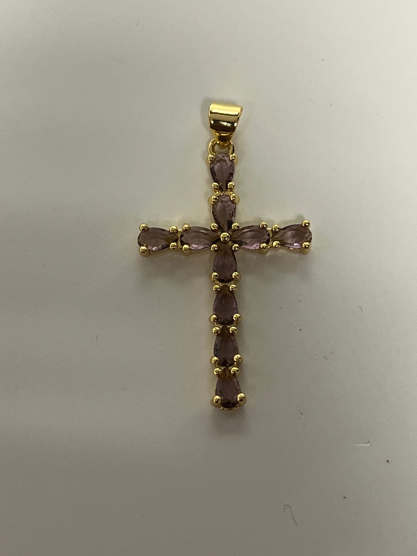 Hydroquartz Cross Charm