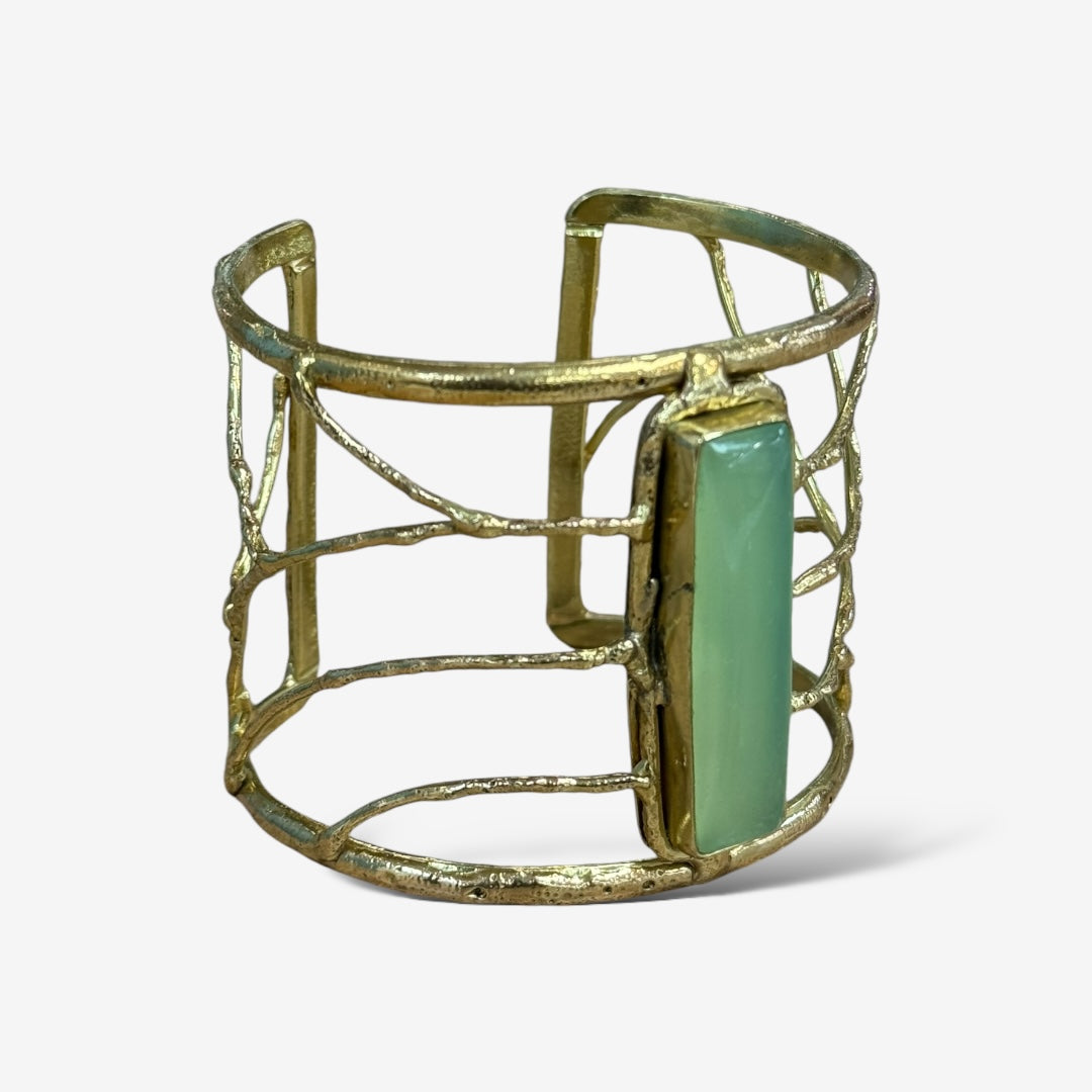 Green Chalcedony Isabella Cuff