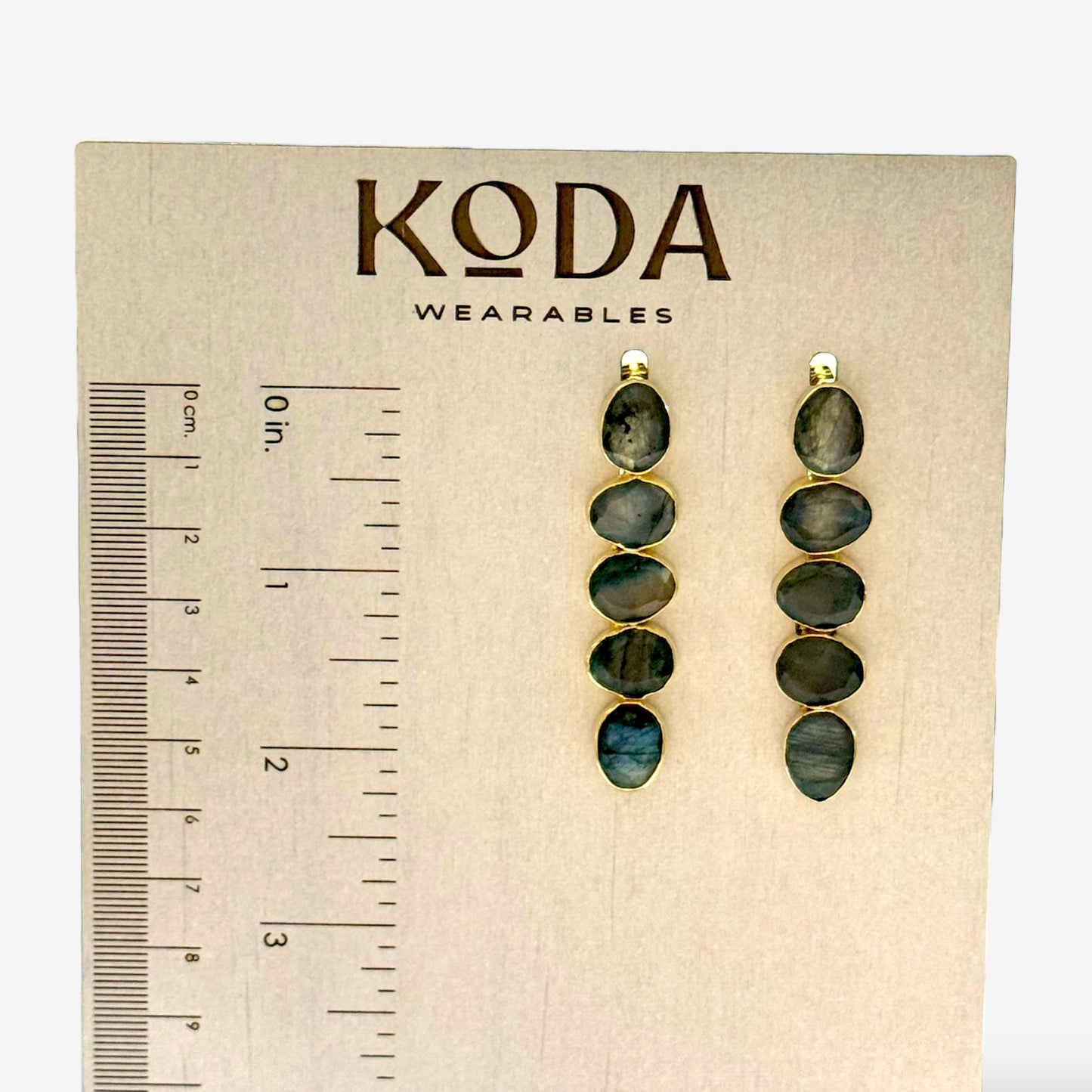 Beam Drop Earrings