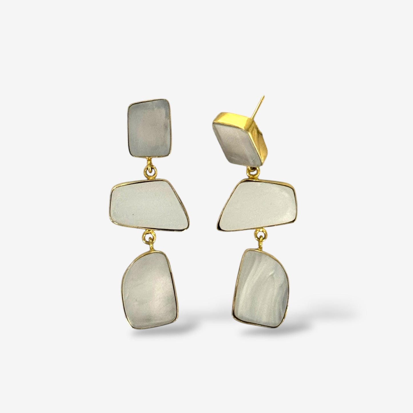 Pearl Groove Earring