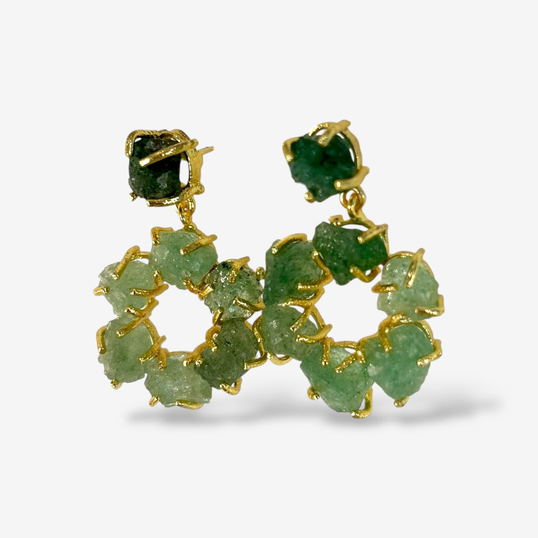 ROUGH STONE EARRINGS