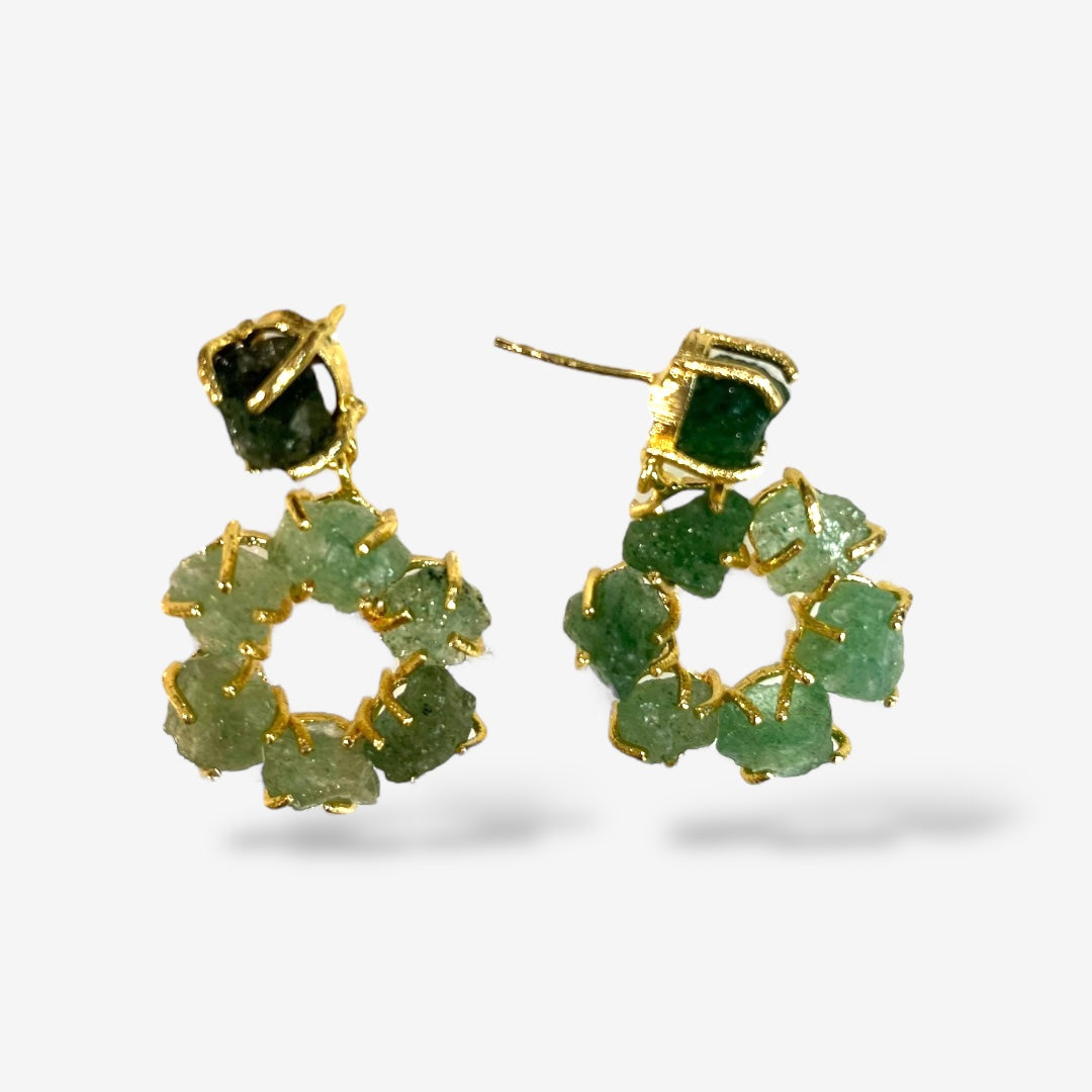 ROUGH STONE EARRINGS