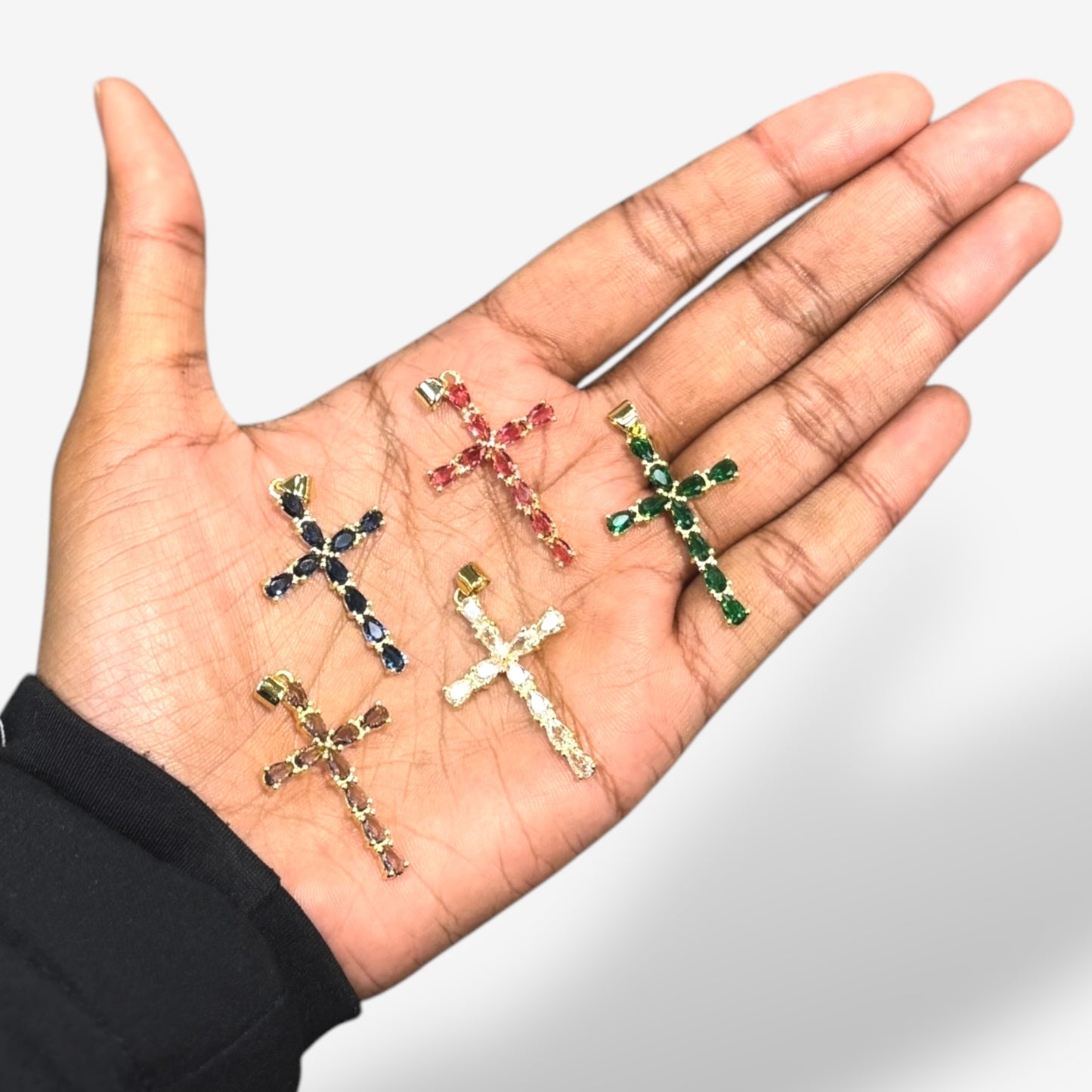 Hydroquartz Cross Charm