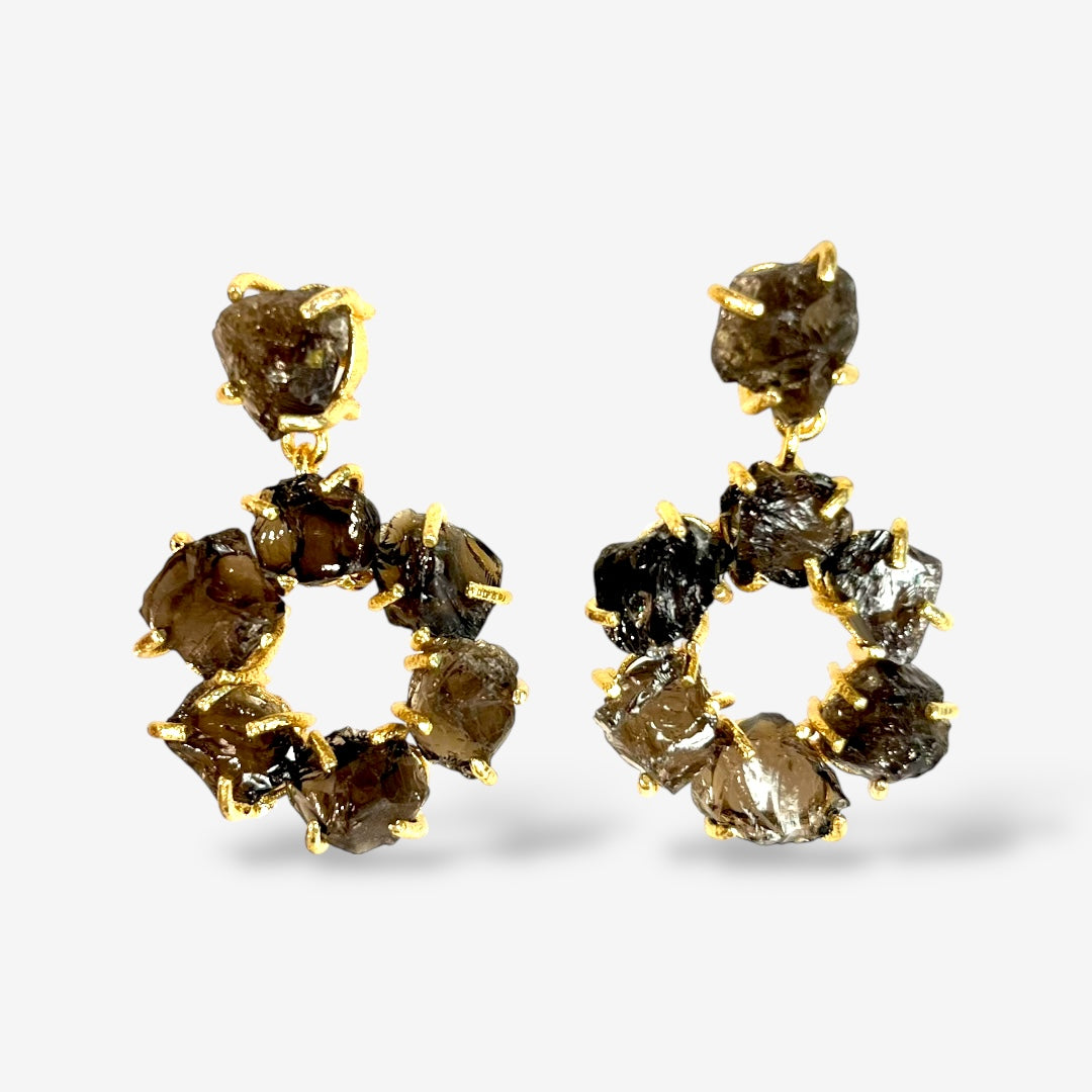 ROUGH STONE EARRINGS