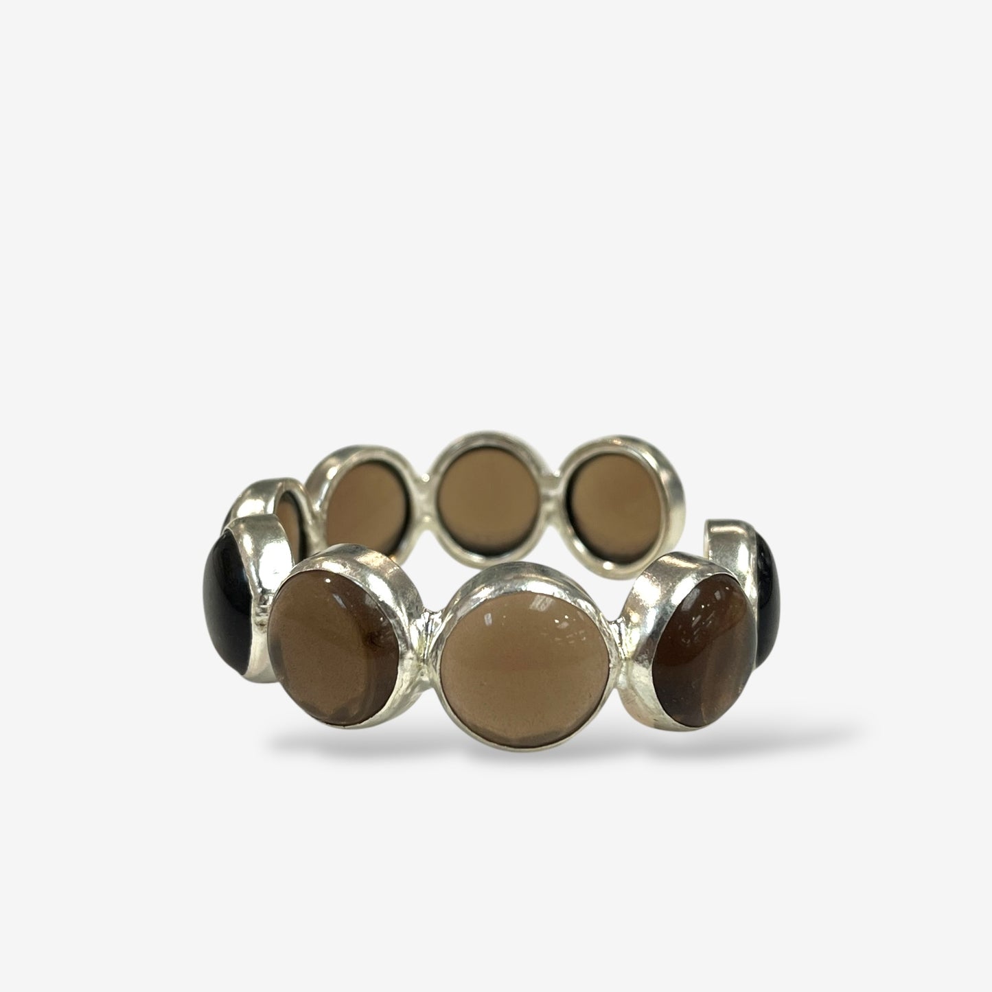 Amara Silver Crystal Cuff