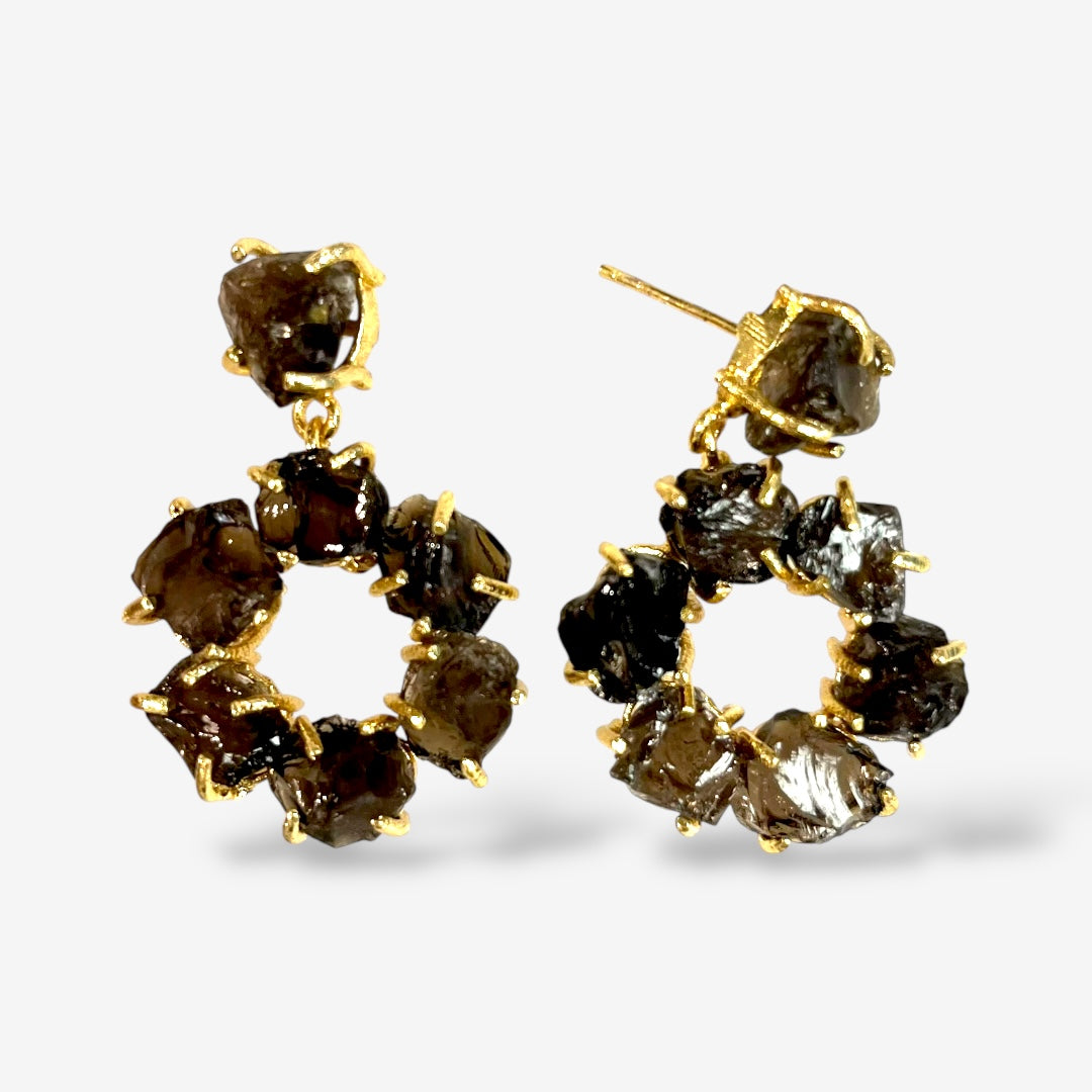 ROUGH STONE EARRINGS