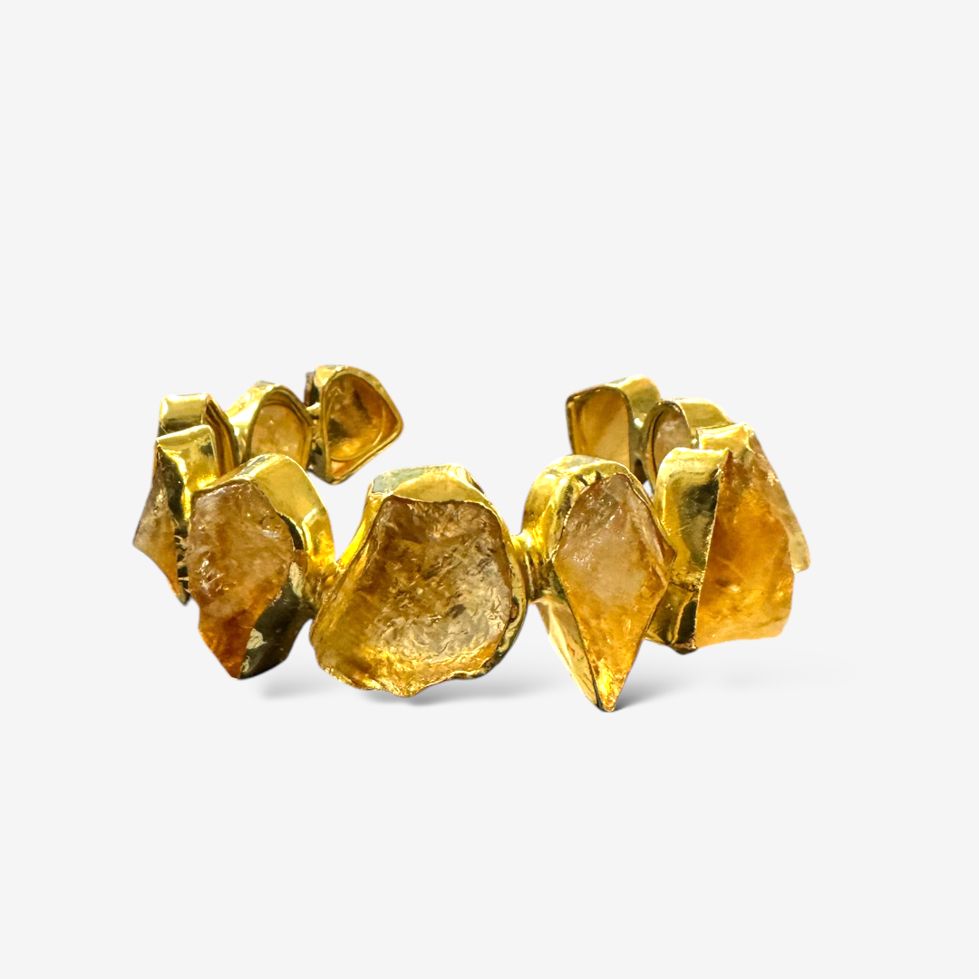 Iris Raw Stone Cuff