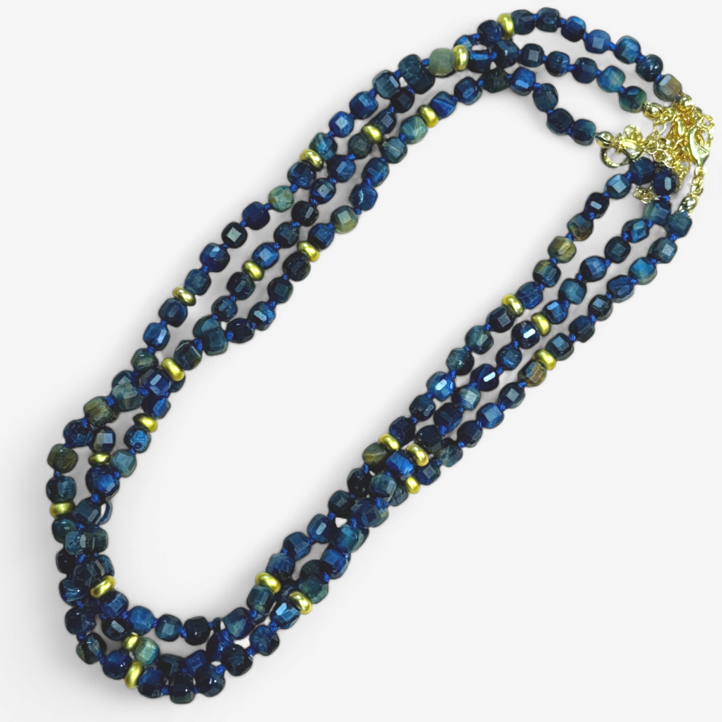 Spectrum Knotted Bead Necklaces
