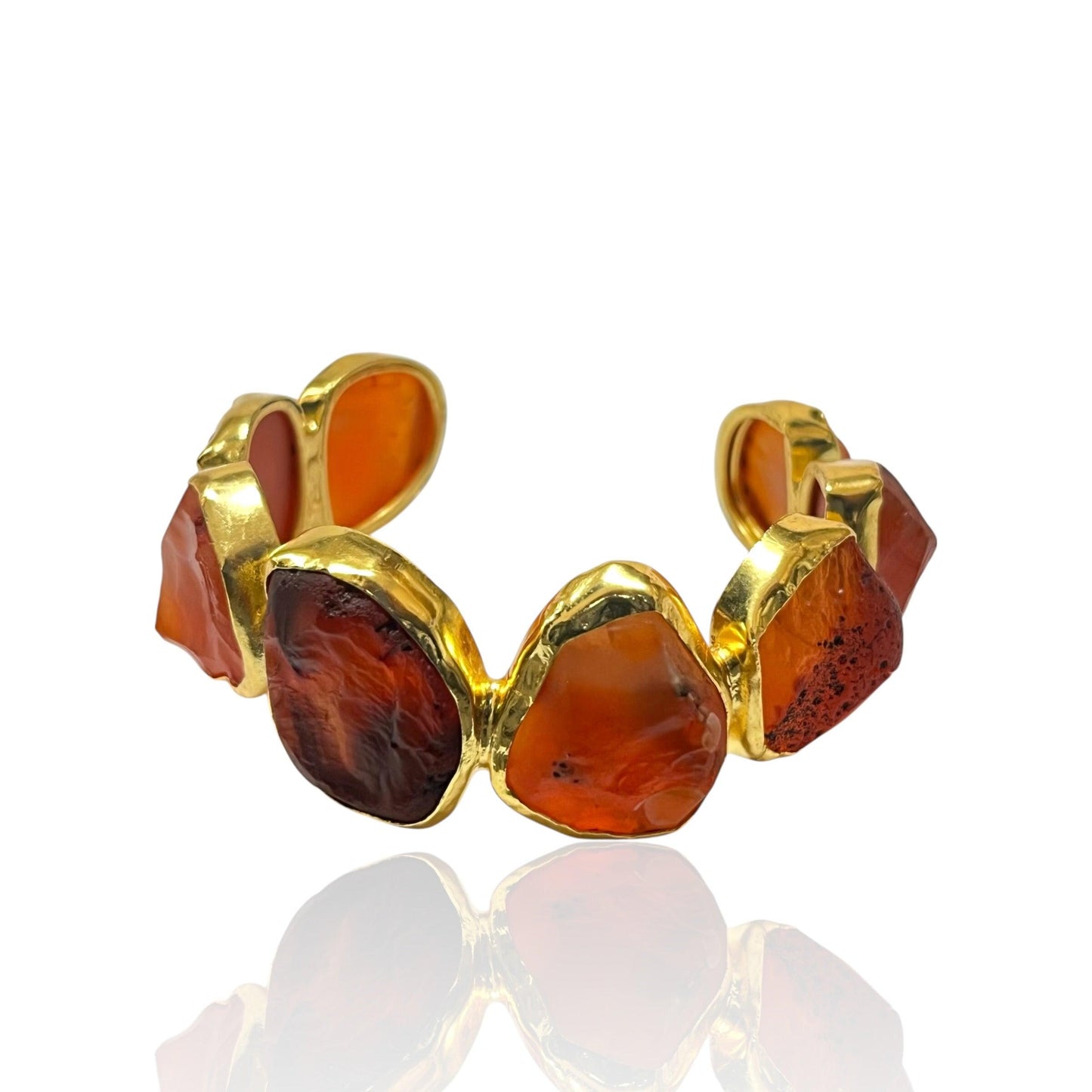 Carnelian Opal Cuff