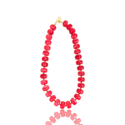 Disk Resin Bead choker