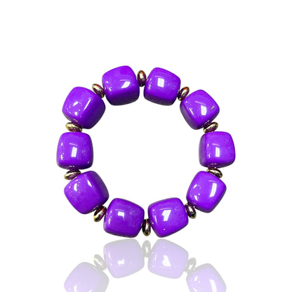 Resin bead bracelets
