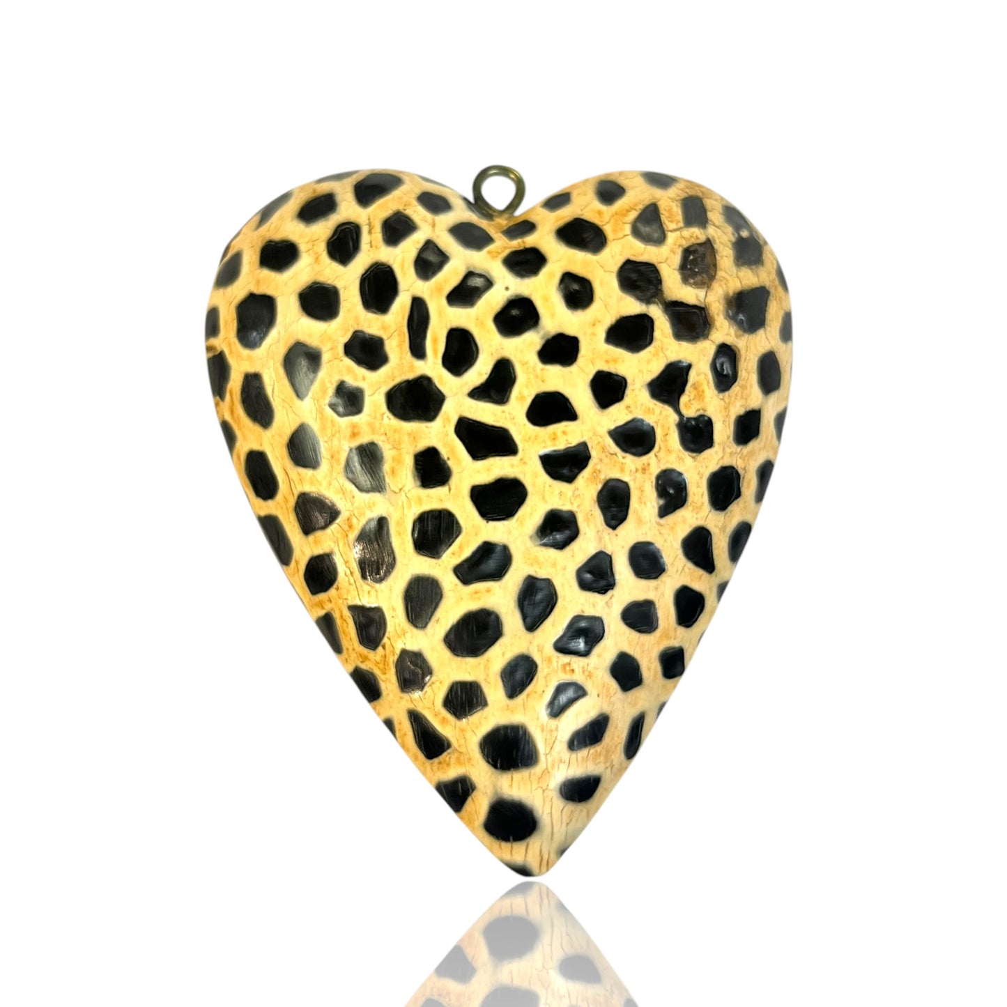 Bone heart Charm