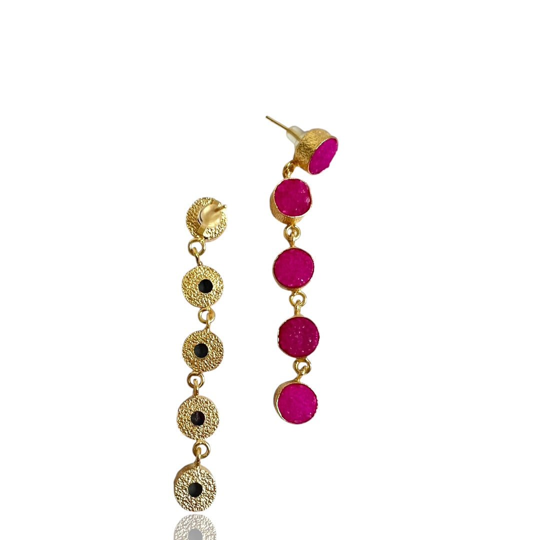 DRUZY DANGLE EARRINGS