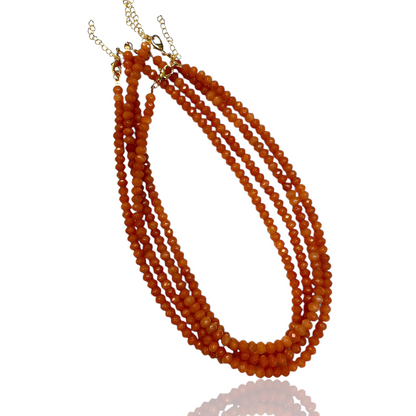 Faceted Bead Necklaces 6mm