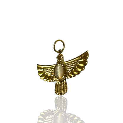 Onyx Eagle Charm