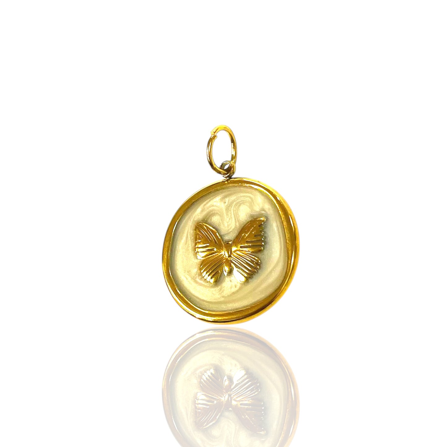 Butterfly Coin Charm