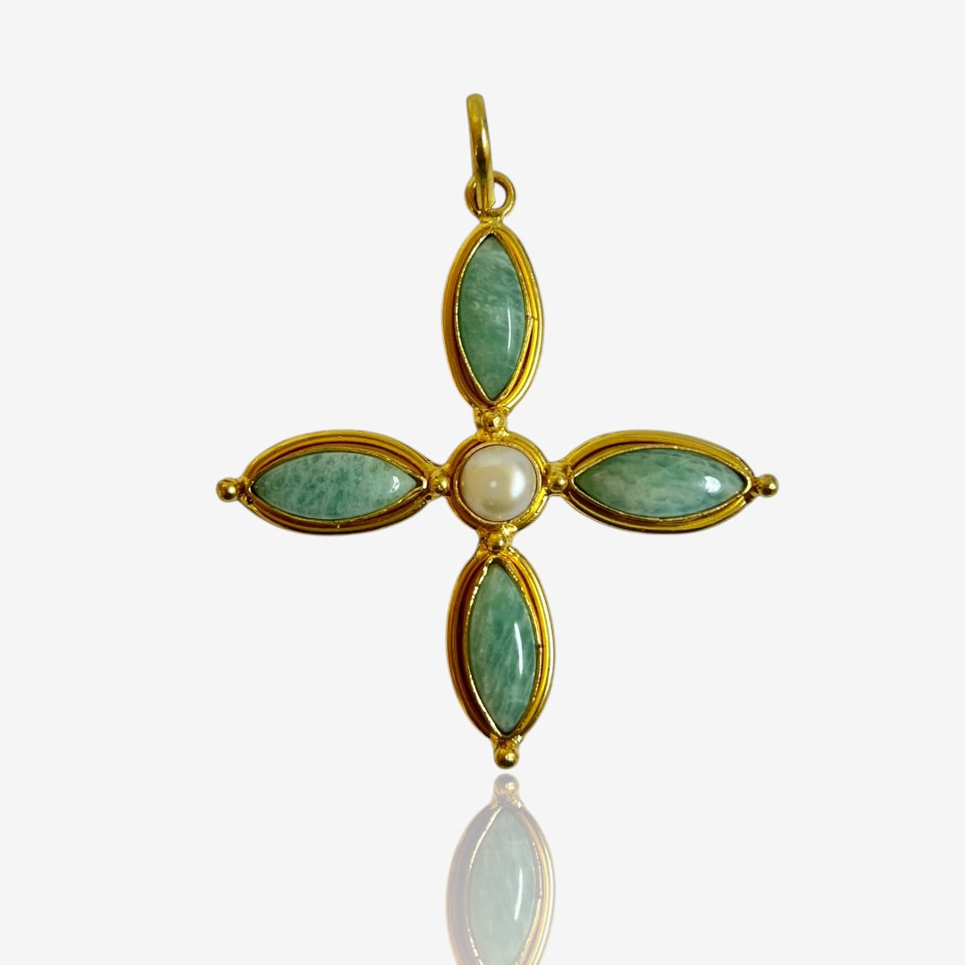 Aurora cross Pendant