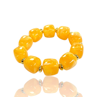 Resin bead bracelets