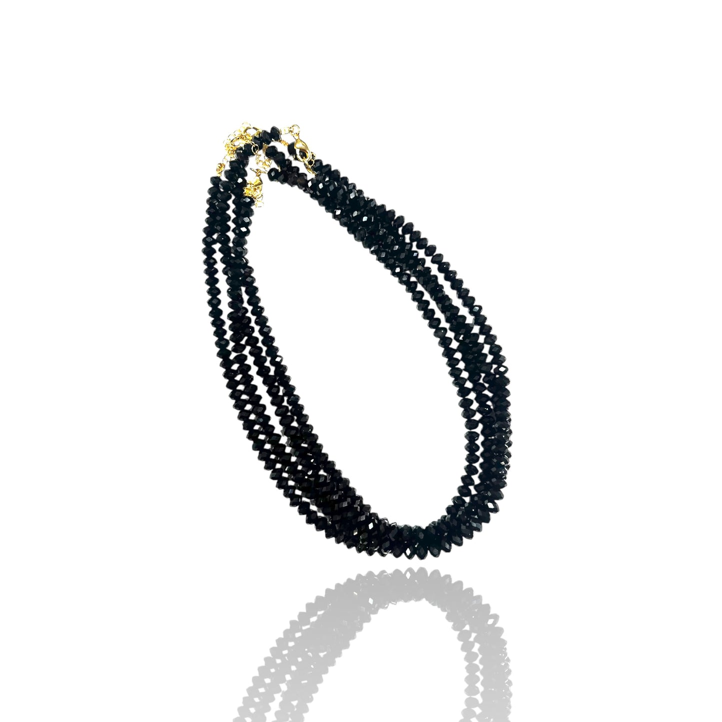 Faceted Bead Necklaces 6mm - Natural Stone