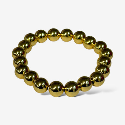 Gold Tone Bead Bracelet