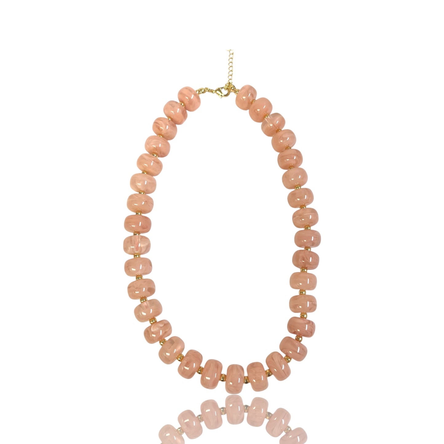 Disk Resin Bead choker