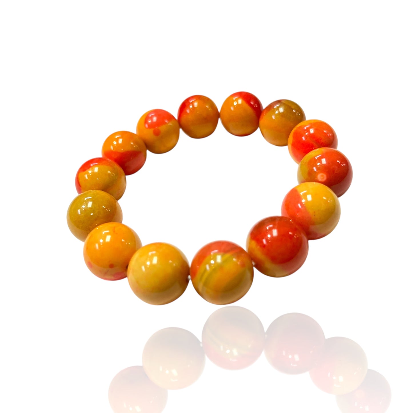 14mm Agate Candy bead bracelets