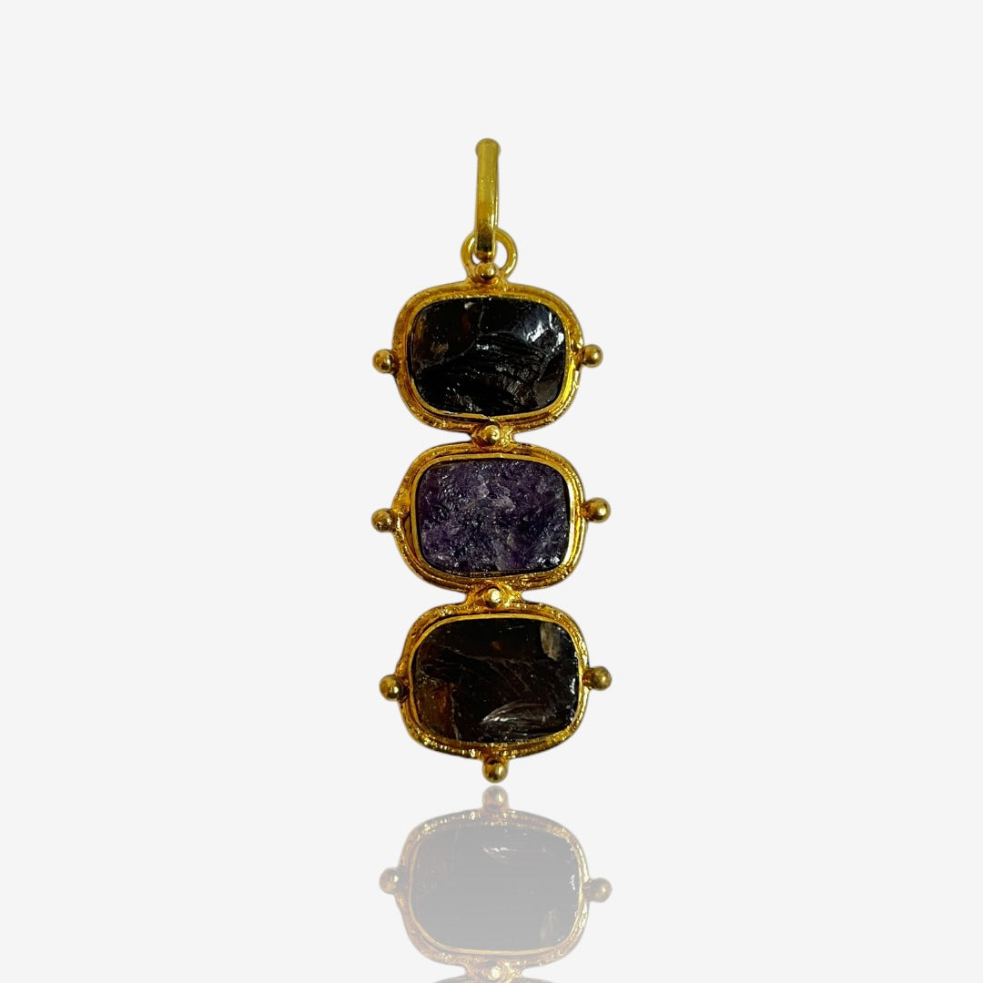 Donna Raw Stone Pendant