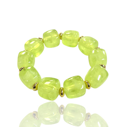 Resin bead bracelets