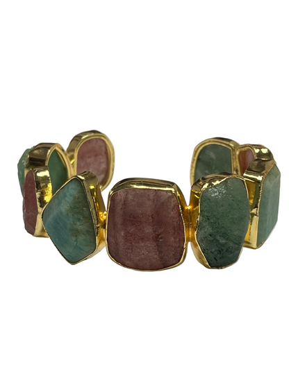 Iris Raw Stone Cuff