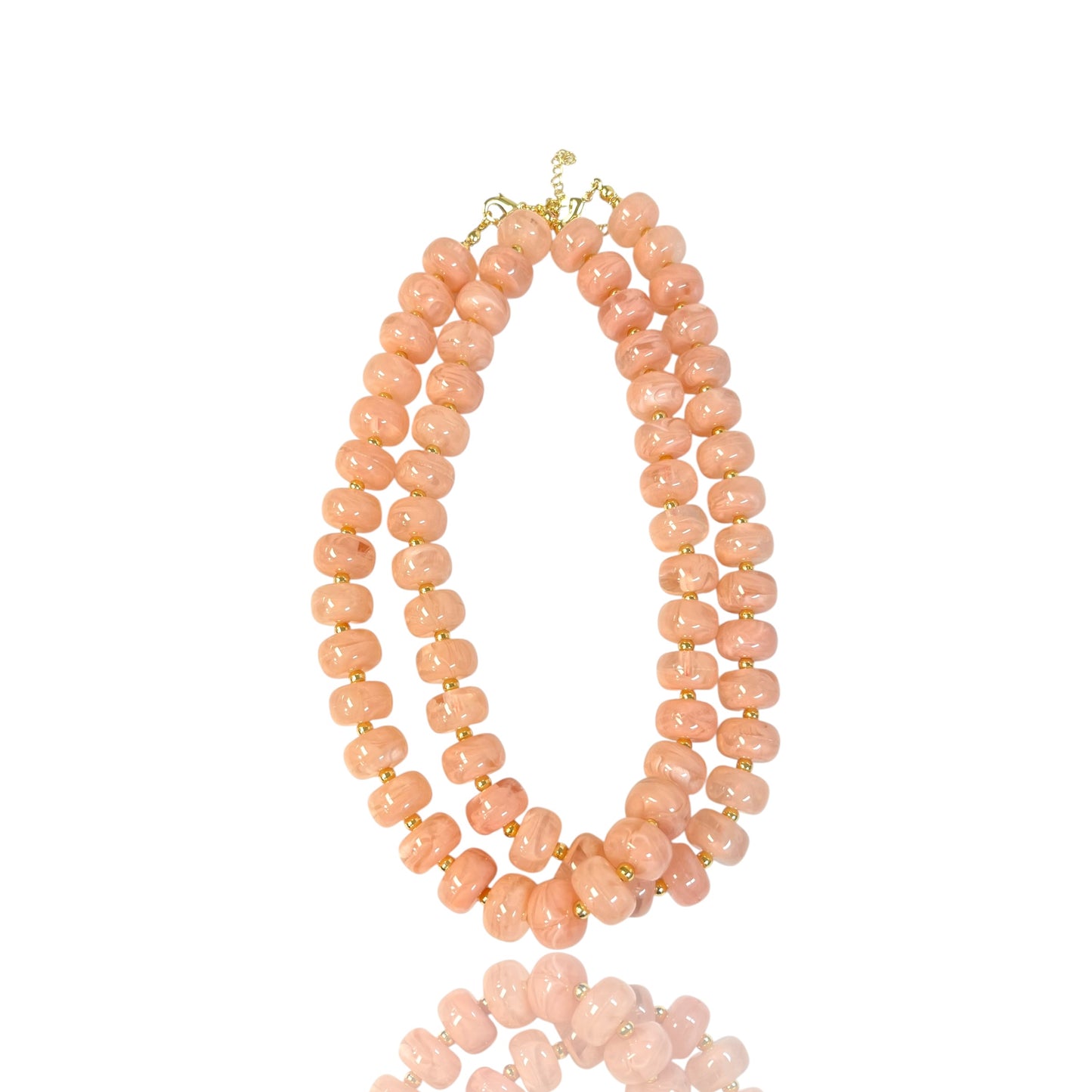 Disk Resin Bead choker