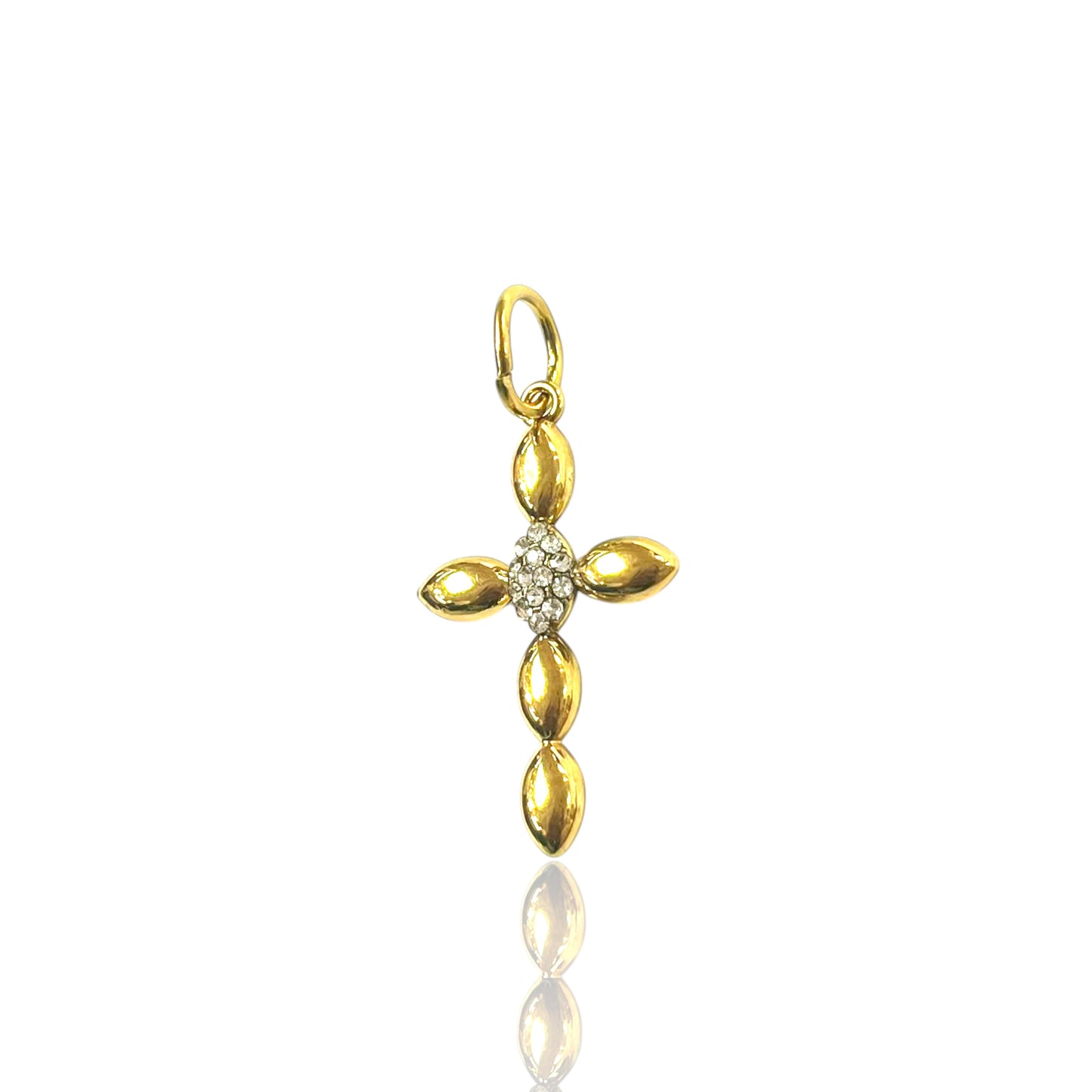 Golden Cross Charm