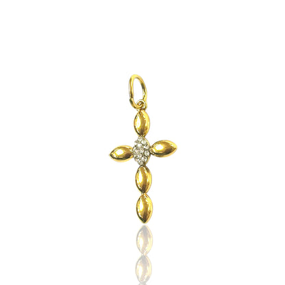 Golden Cross Charm