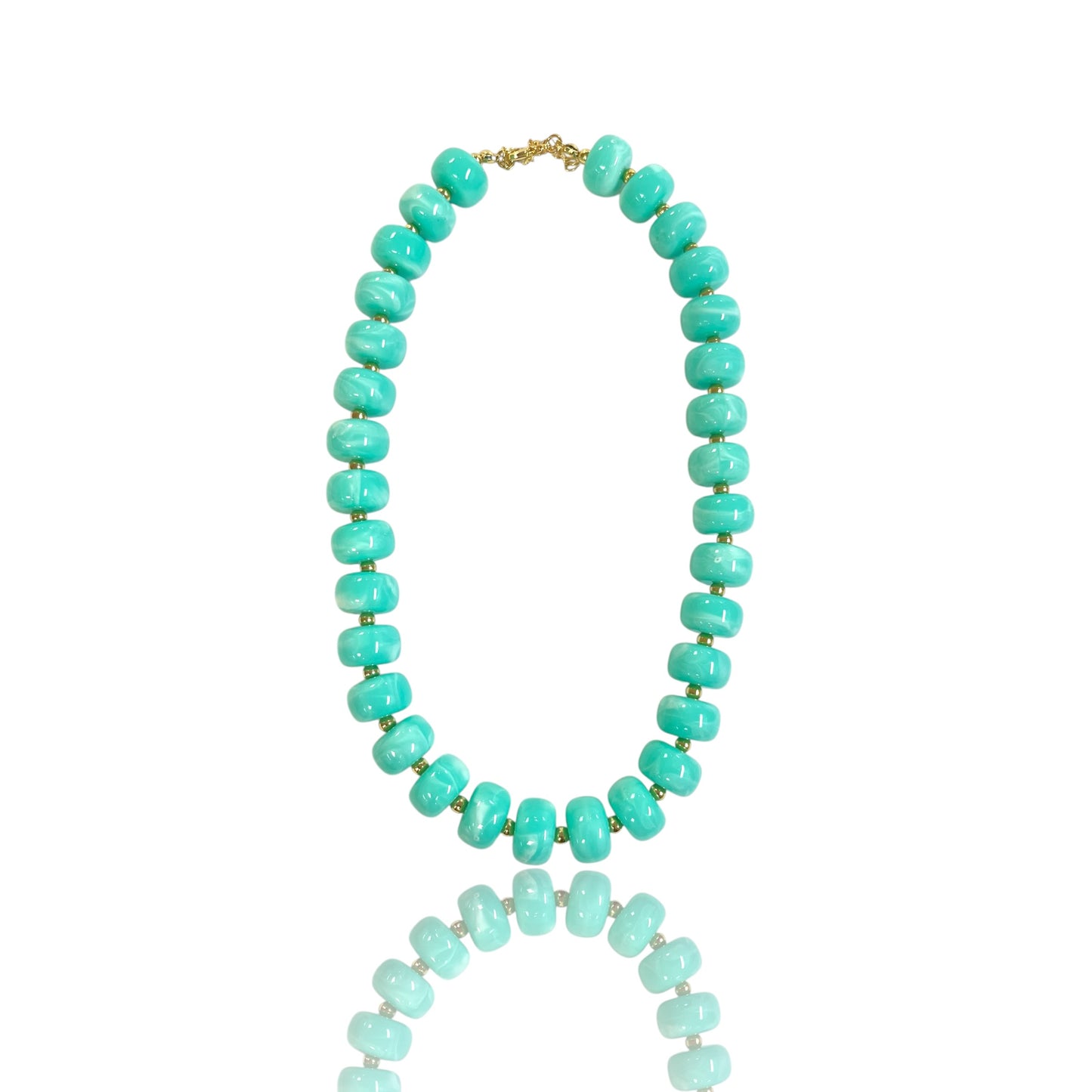 Disk Resin Bead choker