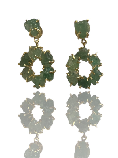 ROUGH STONE EARRINGS