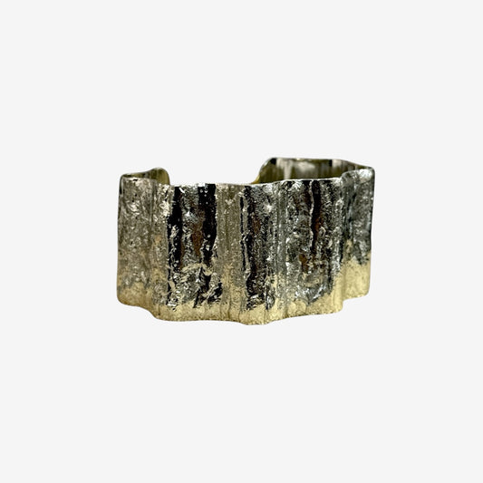 Silver wave Cuff