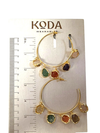 Multi stone dangle