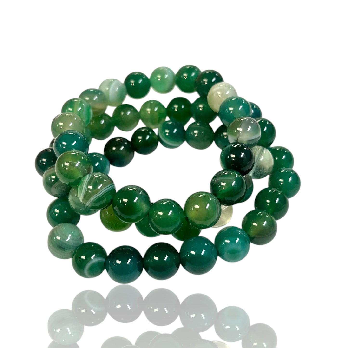 10mm bead bracelets - 2