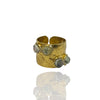 Abalone Shell and Rutile Quartz