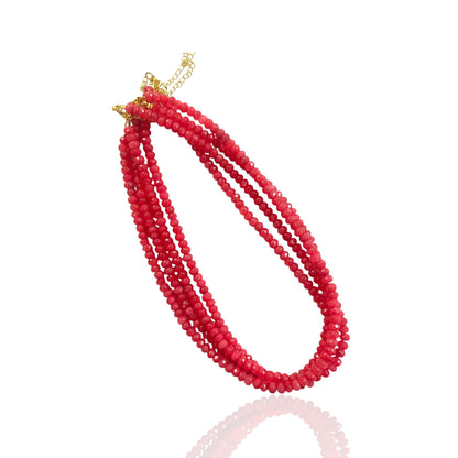Faceted Bead Necklaces 6mm
