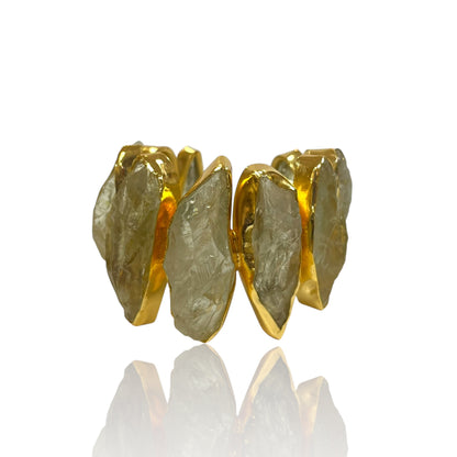 Iris Raw Stone Cuff