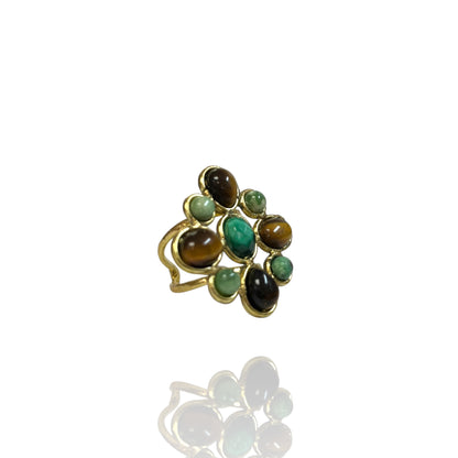 Juniper multi stone ring
