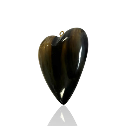 Bone heart Charm