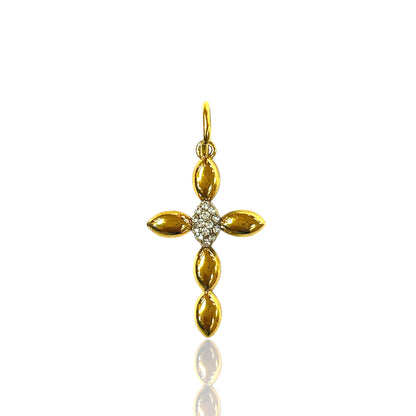 Golden Cross Charm