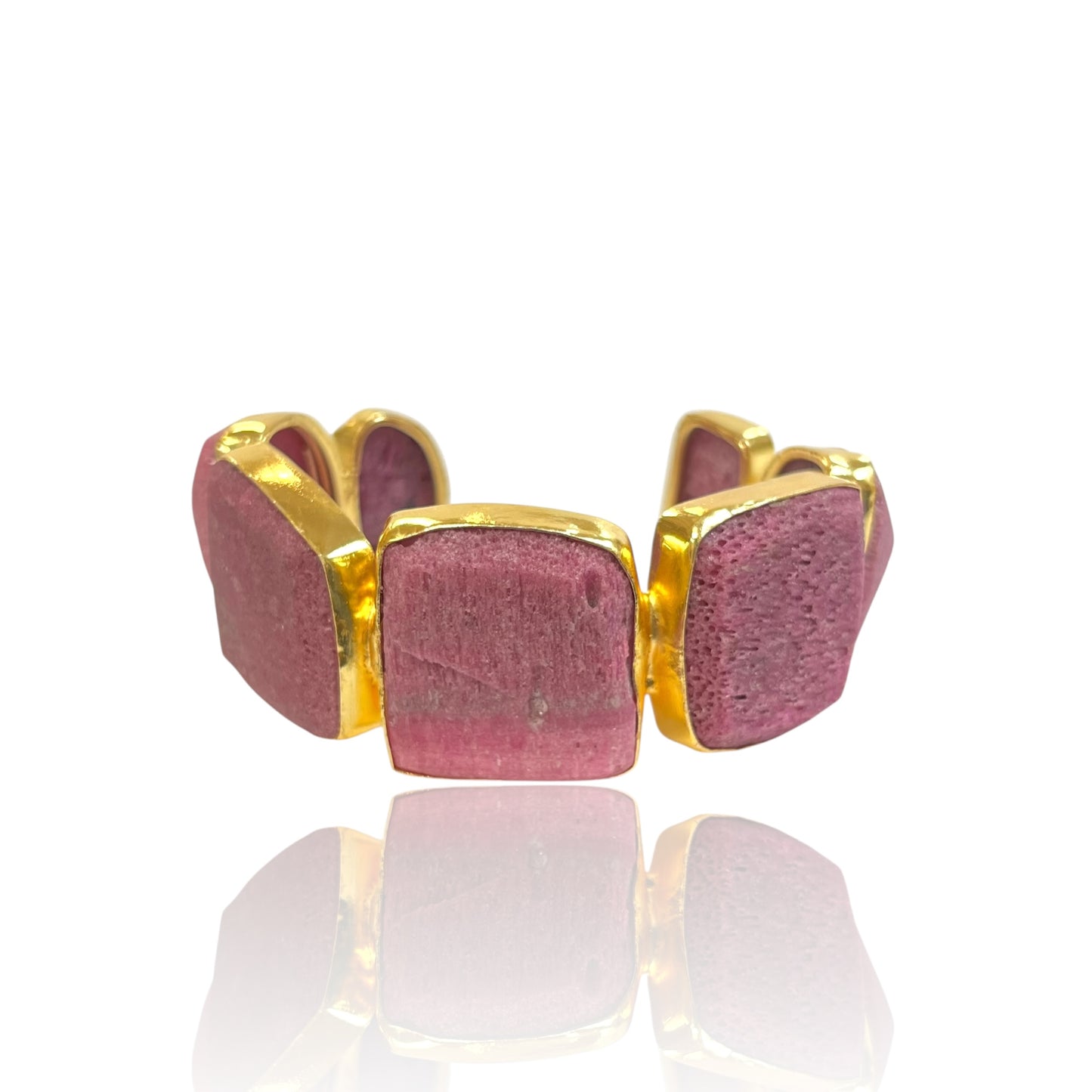 Iris Raw Stone Cuff