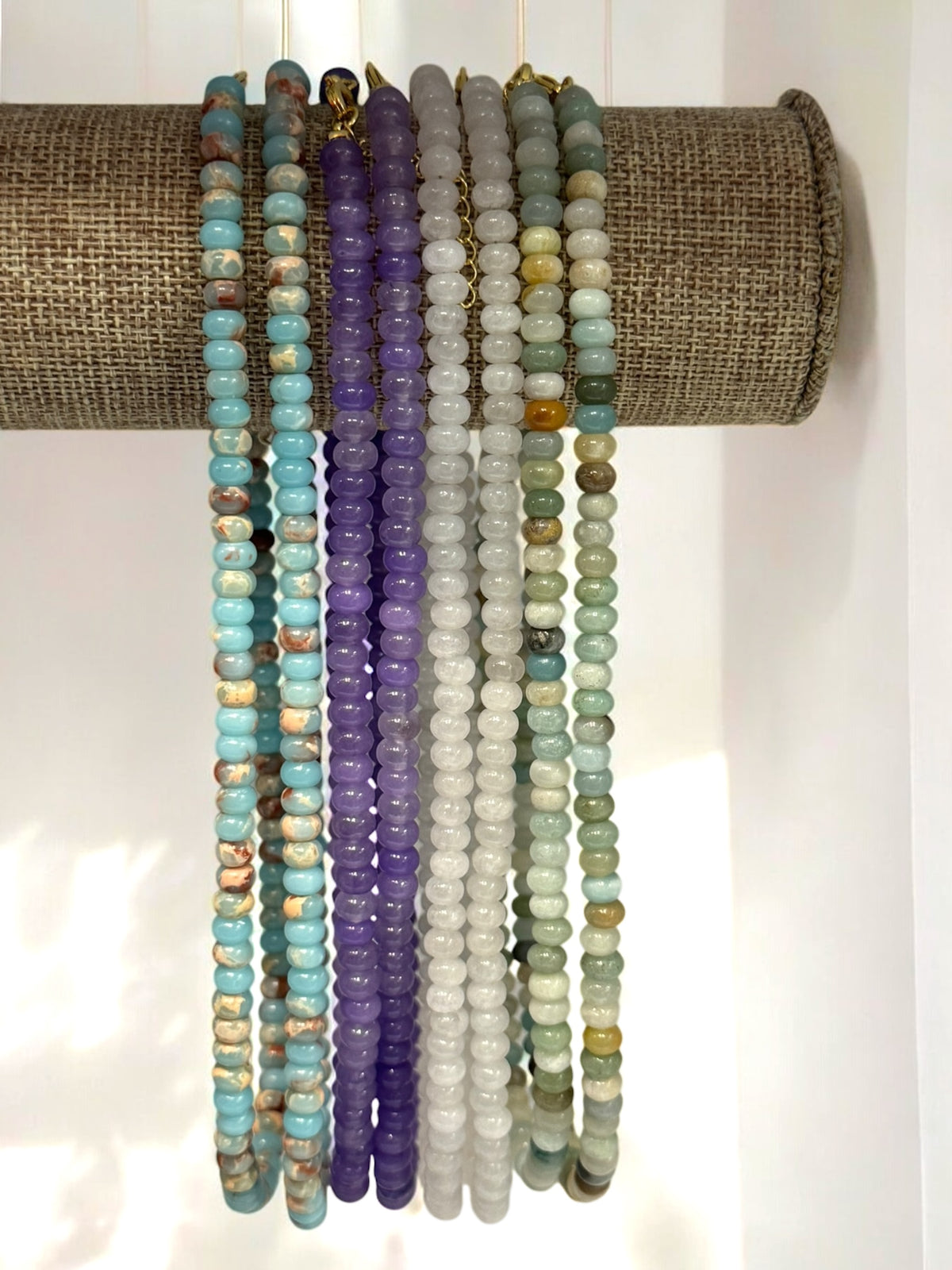 Bead Chokers 6mm Spring Collection